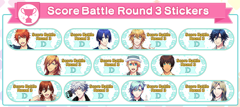 Score Battle Round 3 Stickers