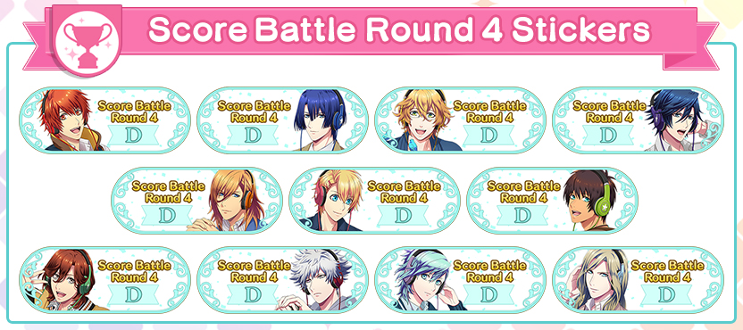 Score Battle Round 4 Stickers