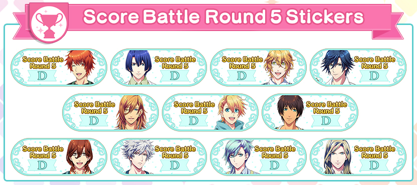 Score Battle Round 5 Stickers