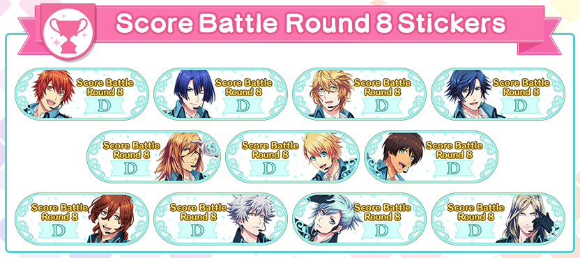 Score Battle Round 8 Stickers